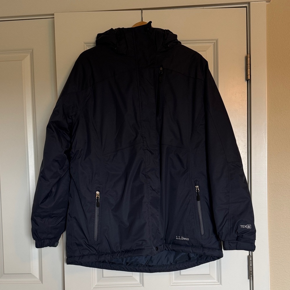 LL Bean Tek Gear Women’s Dark Blue Performance Jacket